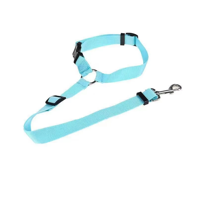 SafeRide DuoLeash – 2-in-1 Car Seat Belt & Walking Leash for Dogs on the Move
